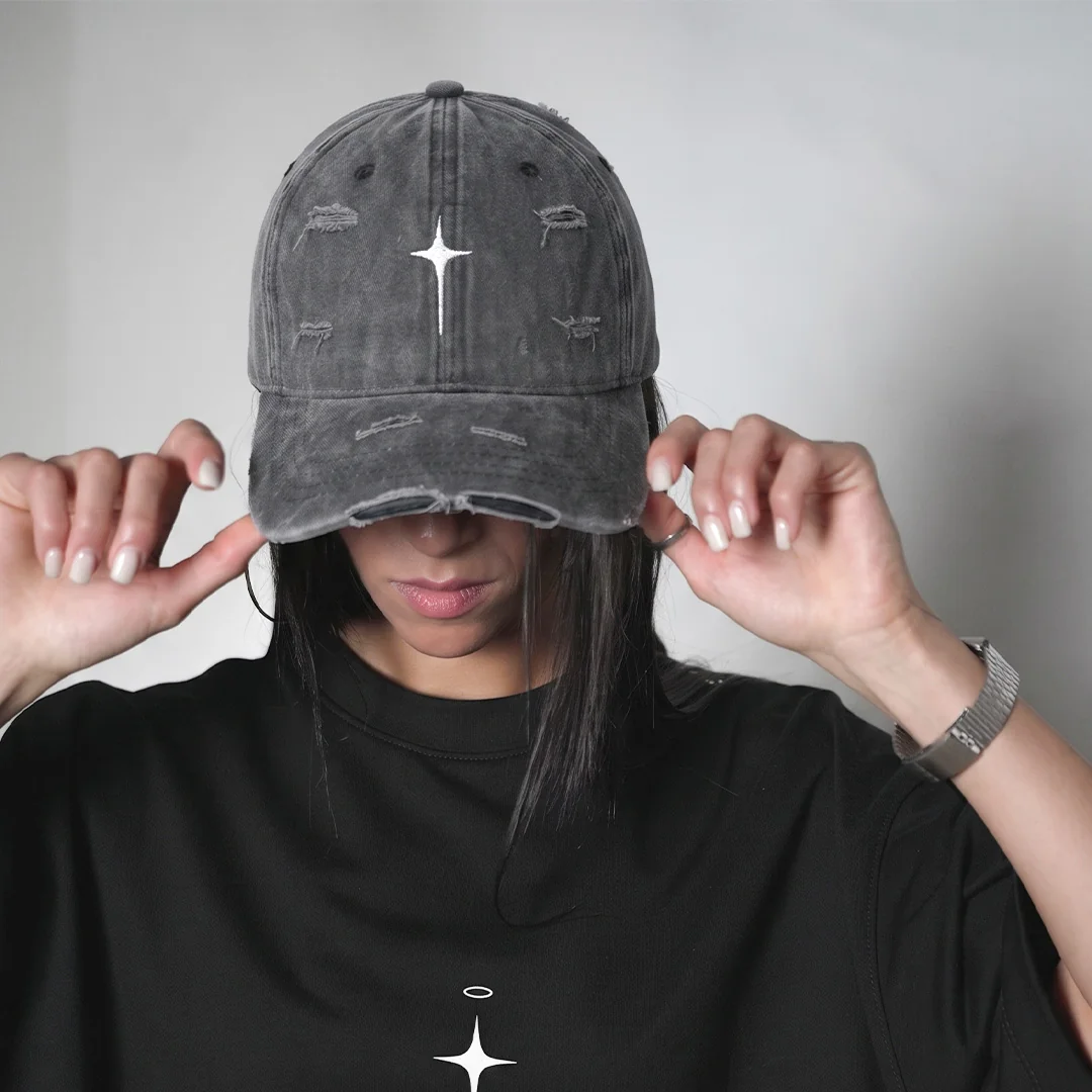 ALWAQT DISTRESSED CAP — 1