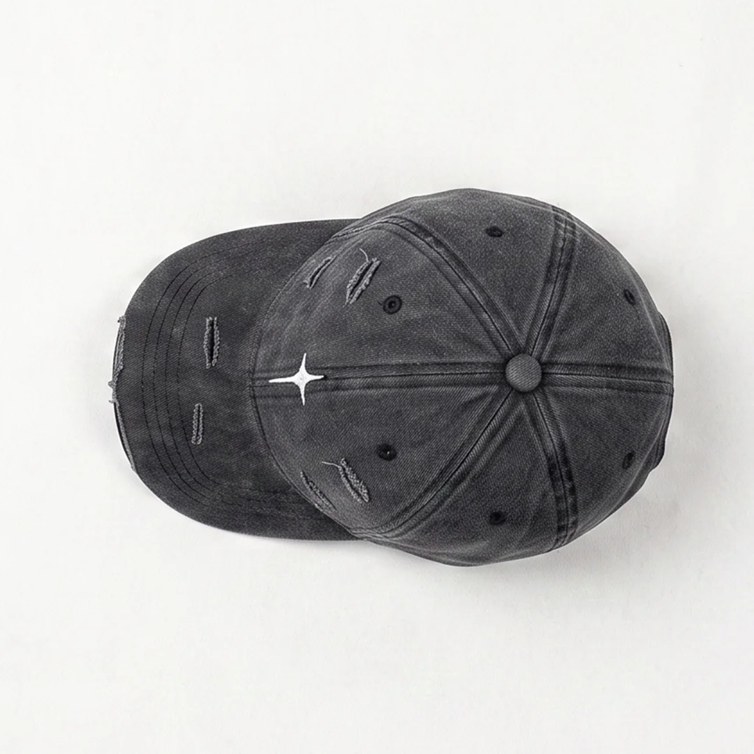 ALWAQT DISTRESSED CAP — 5