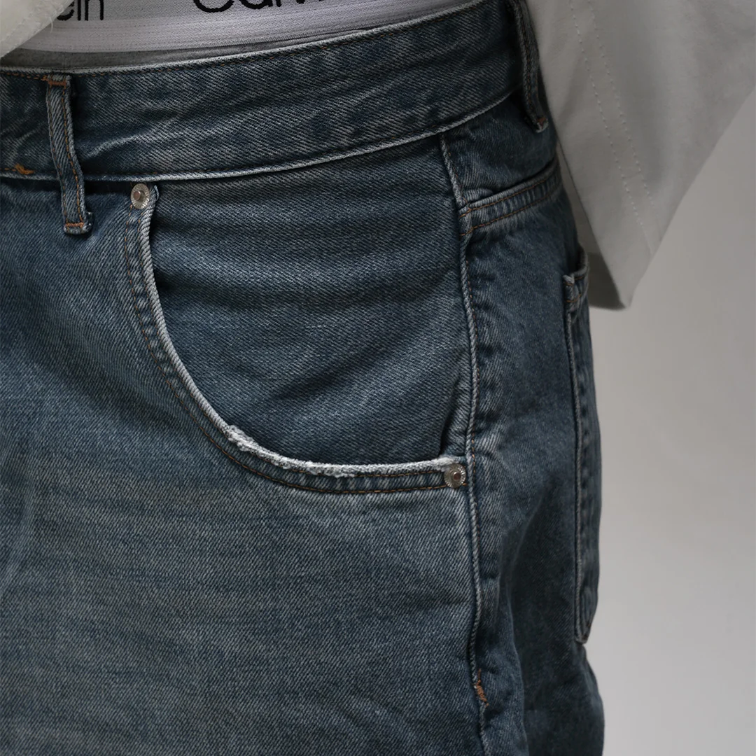 BLUE DENIM PANTS — 5