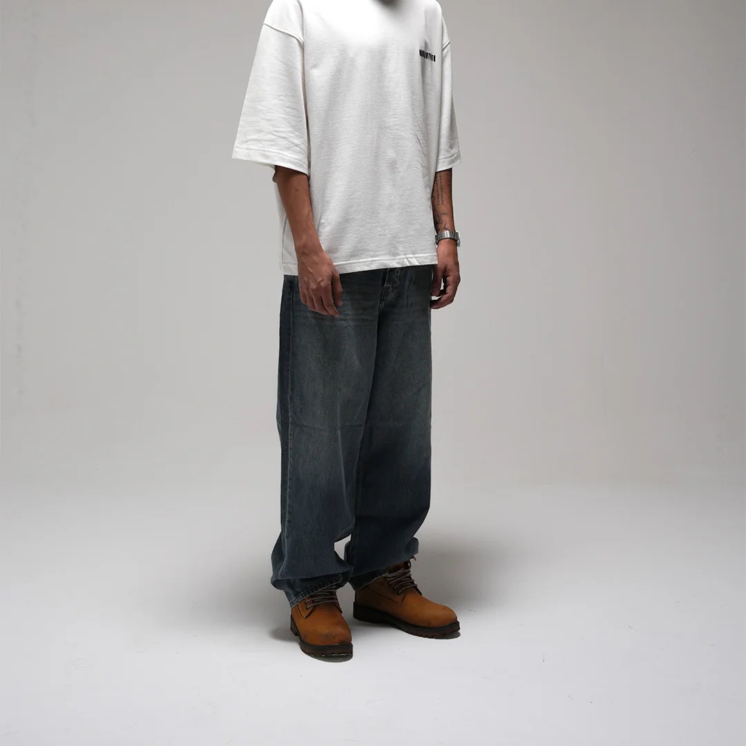 BLUE DENIM PANTS — 8