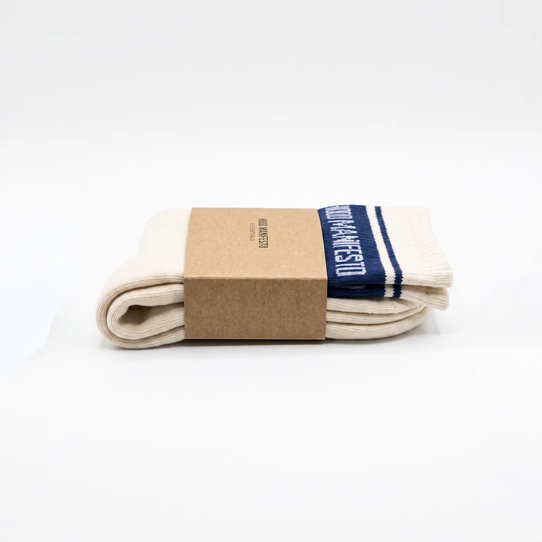 BLUE & WHITE SOCKS — 4