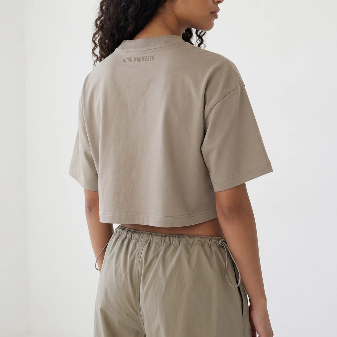 ESSENTIALS CROP SHIRT — 4