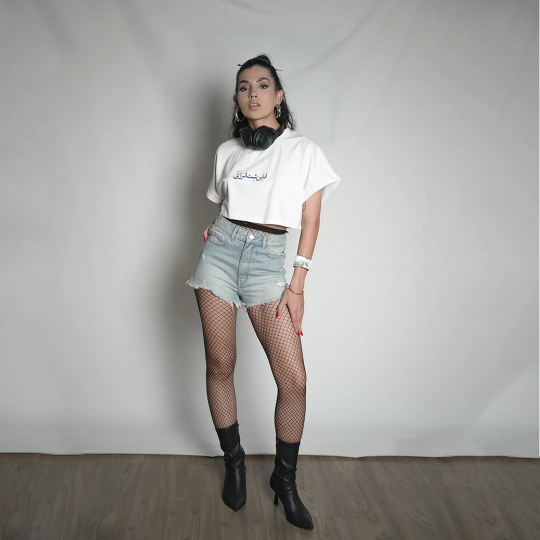 FYNE SHYT CROP TEE — 4