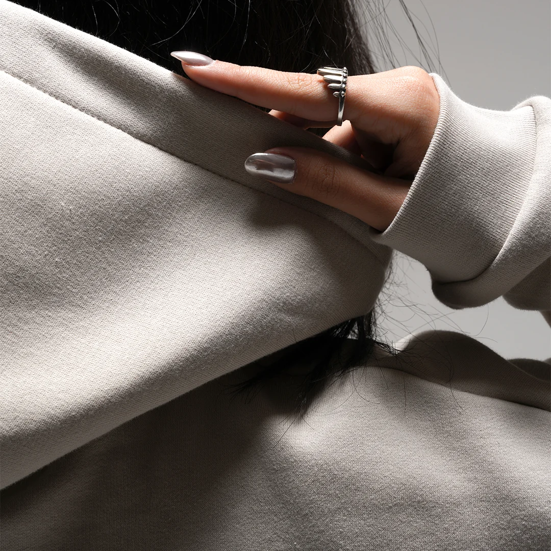 KHAKI HOODIE — 6