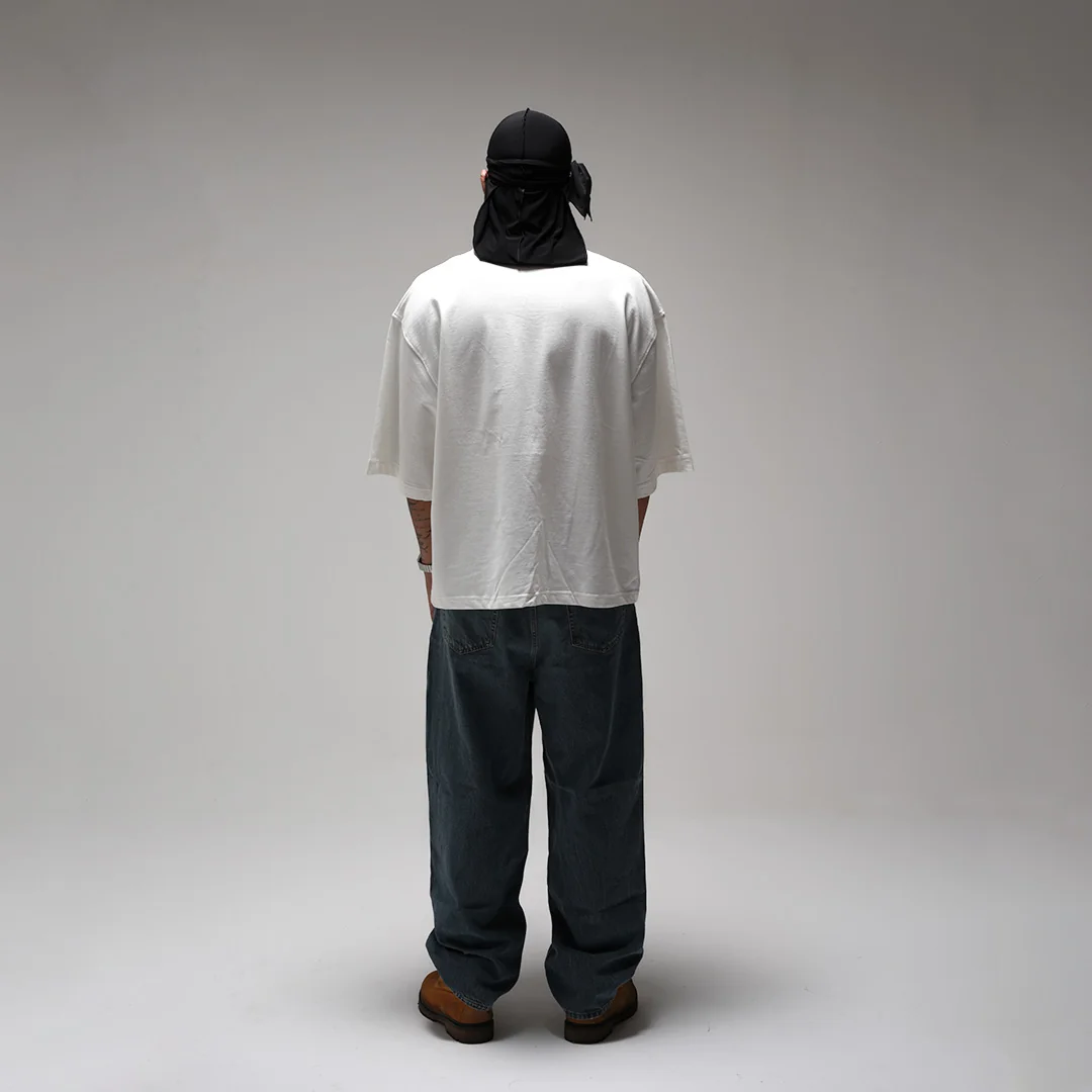 WHITE BASIC TEE — 2