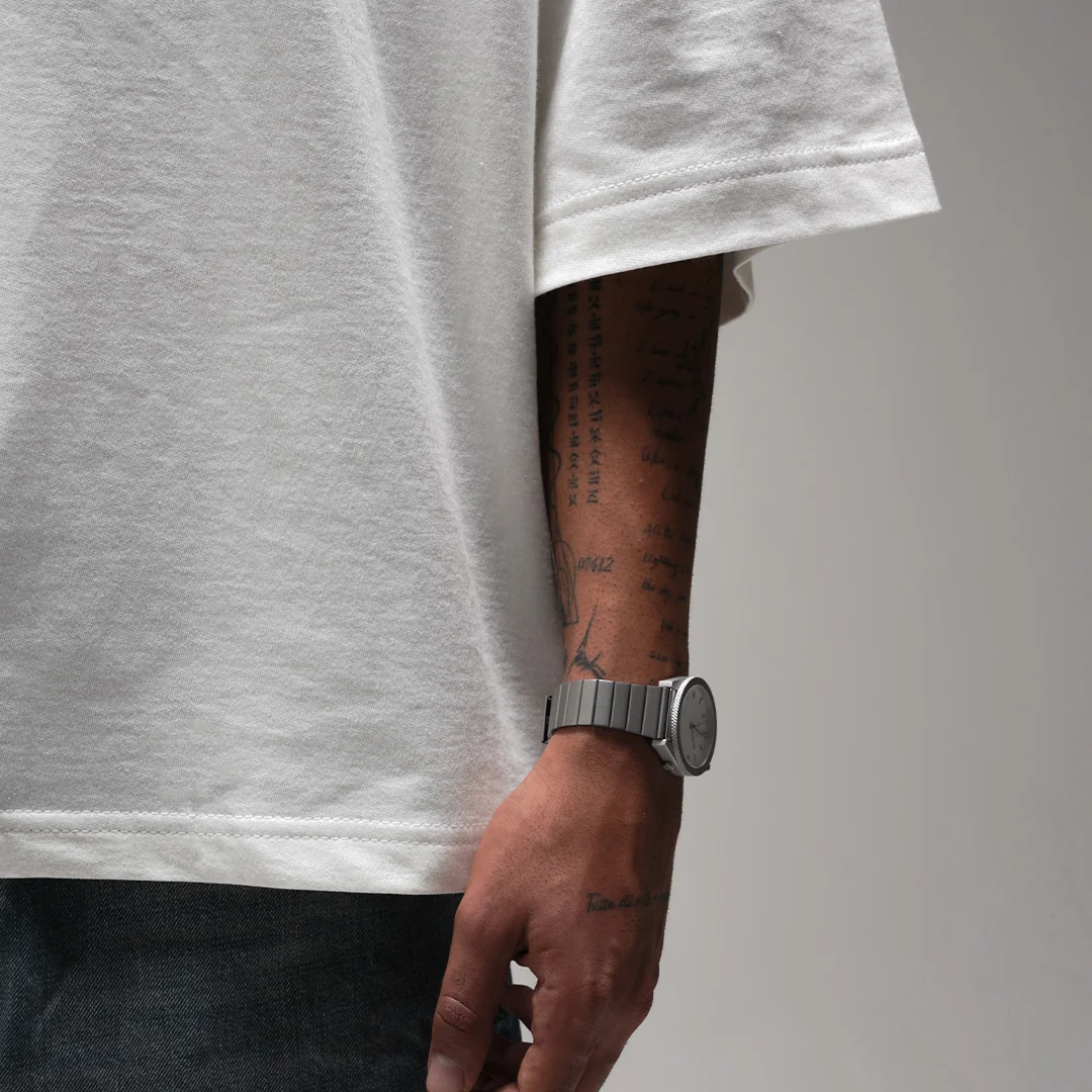 WHITE BASIC TEE — 6