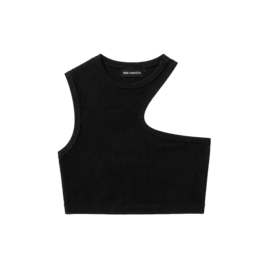 ASYMMETRICAL CROP TOP — 1