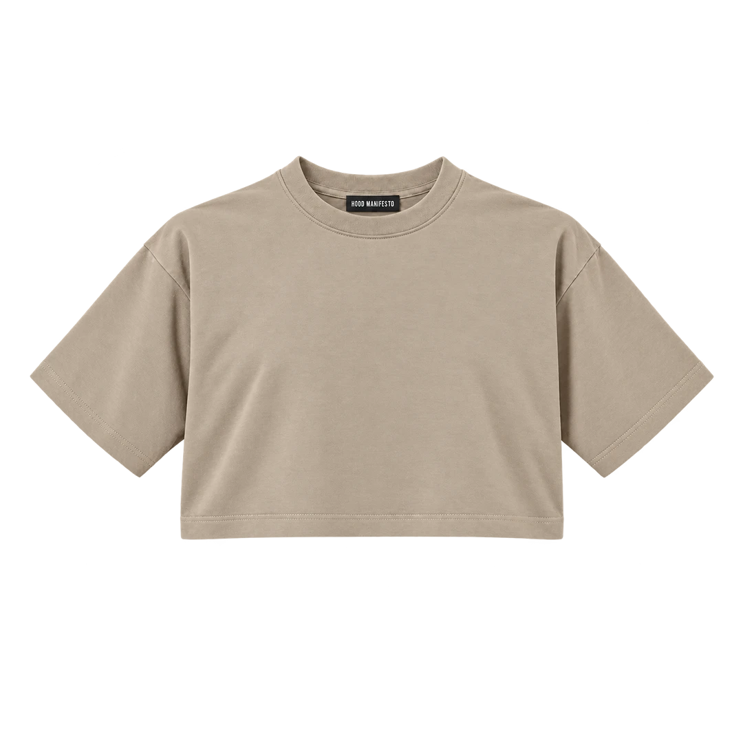 ESSENTIALS CROP SHIRT