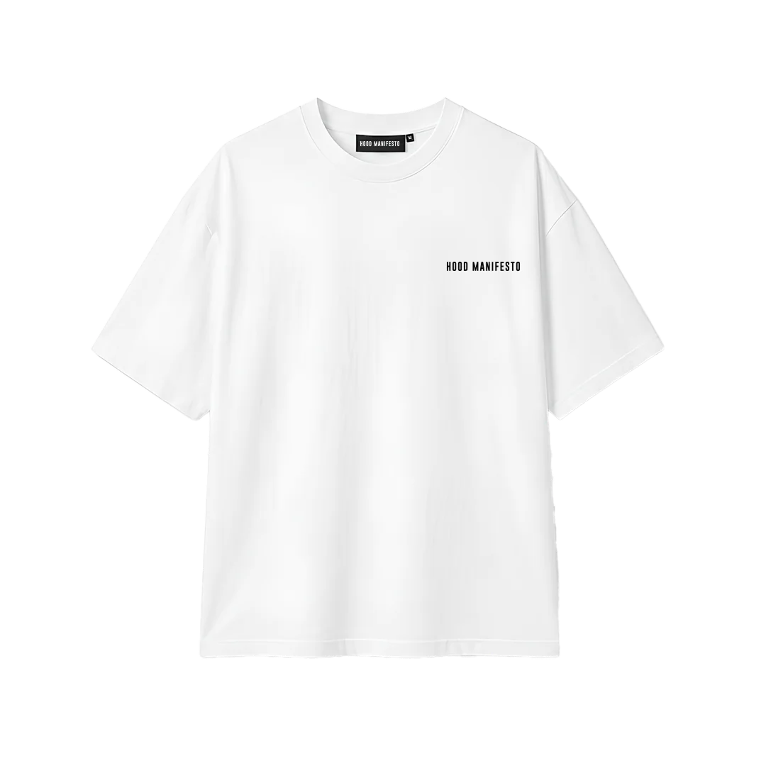 WHITE BASIC TEE